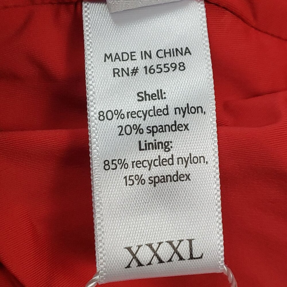 Andie Swim The Nantucket One Shoulder One Piece Swimsuit Women Sz 3XL Cherry Red - Picture 10 of 16